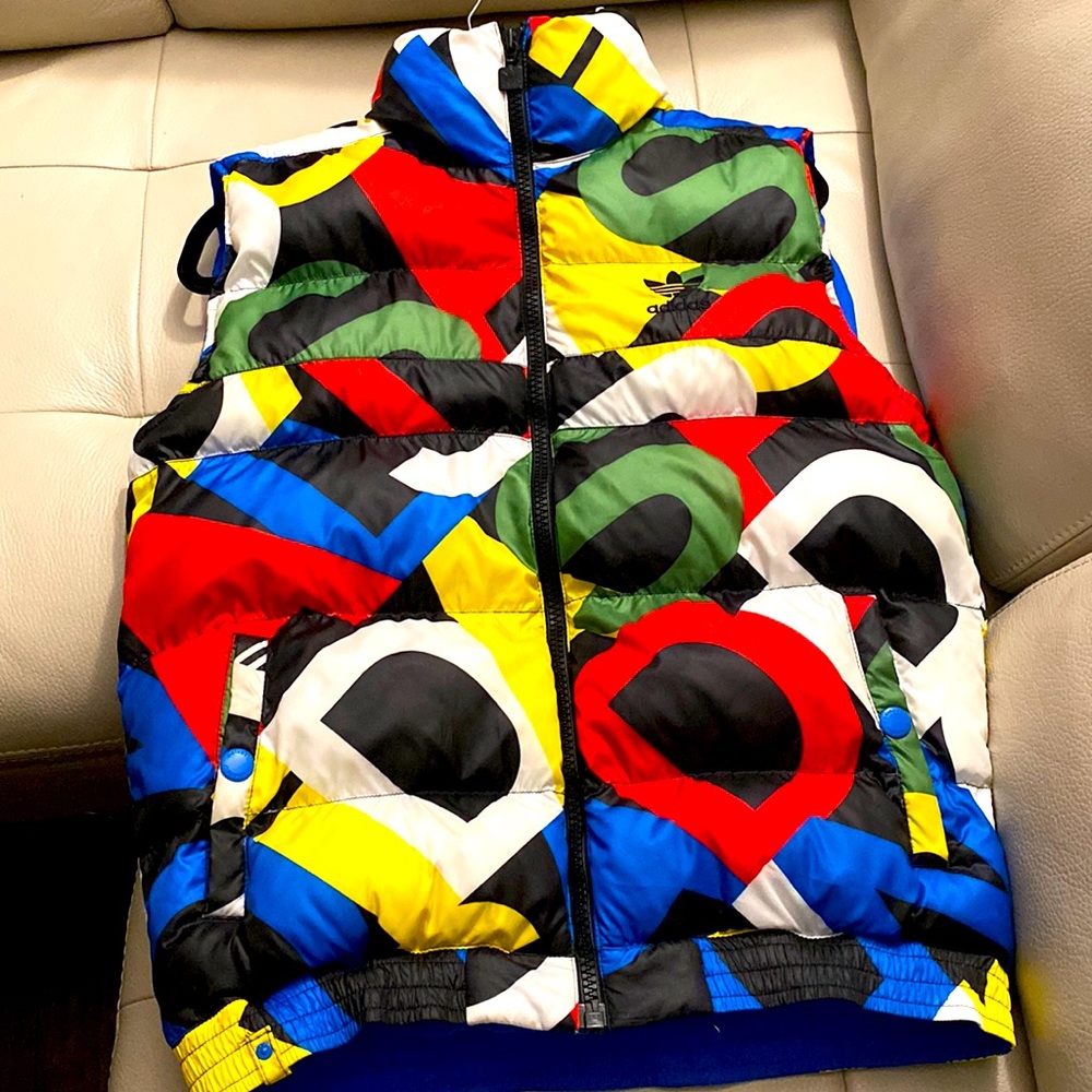 Vintage Adidas Puffer Vest.